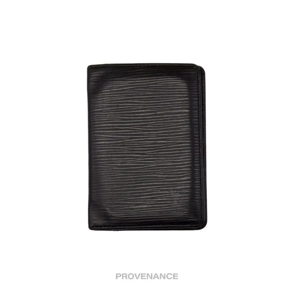 🔴 Louis Vuitton Pocket Organizer Wallet - Black Epi Leather - Picture 2 of 9